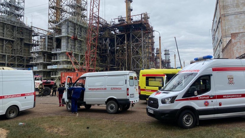 МЧС: взрыв на заводе в Стерлитамаке произошёл из-за разгерметизации