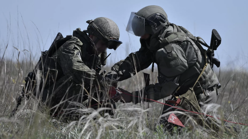 Сапёры ВС России уничтожают сбросами с БПЛА неизвлекаемые французские мины