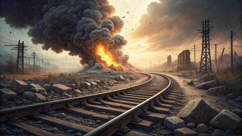 ВС России поразили обеспечивавший переброску ВСУ ж/д узел на Днепропетровщине