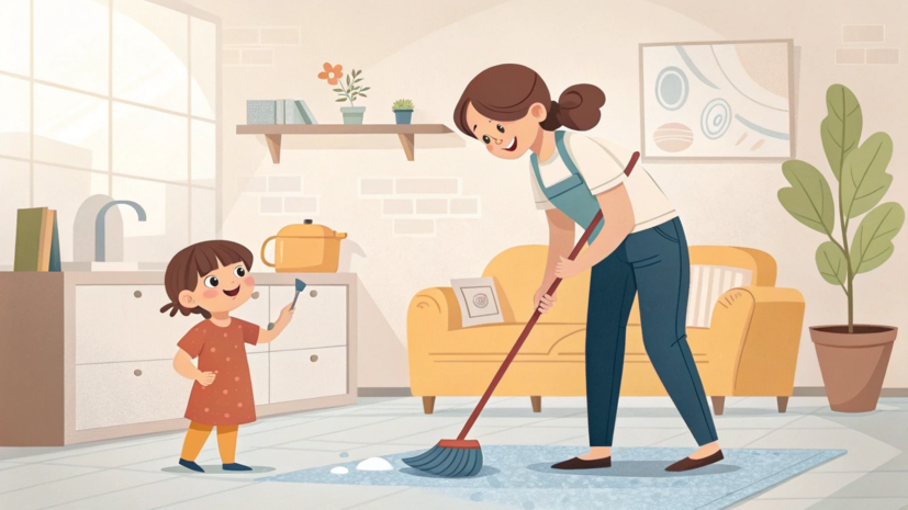 Психолог Мироненко: участие в домашних делах полезно для развития ребёнка