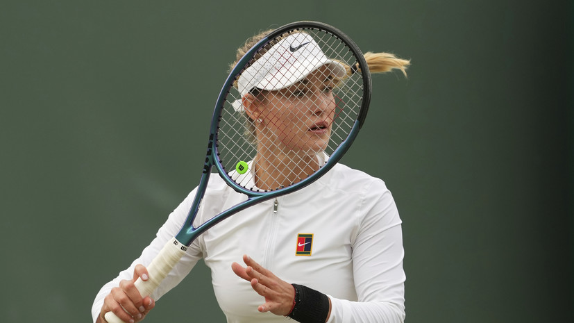 Калинская обыграла Анисимову в третьем круге турнира WTA в Цинциннати