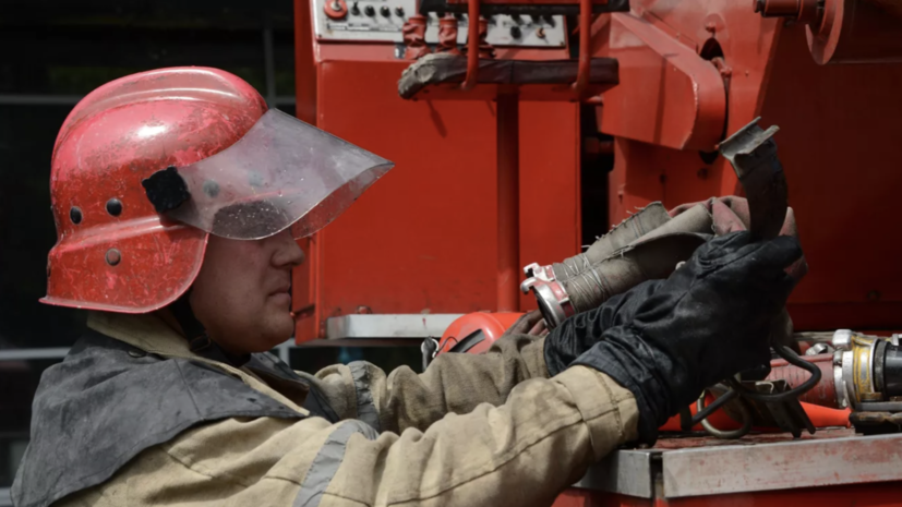 В Белогорском районе Крыма потушили ландшафтный пожар