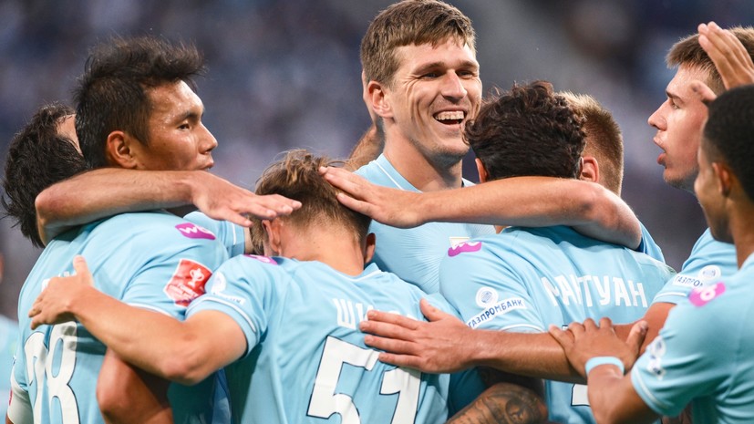 «Зенит» разгромил «Рубин» в матче Пути РПЛ Кубка России