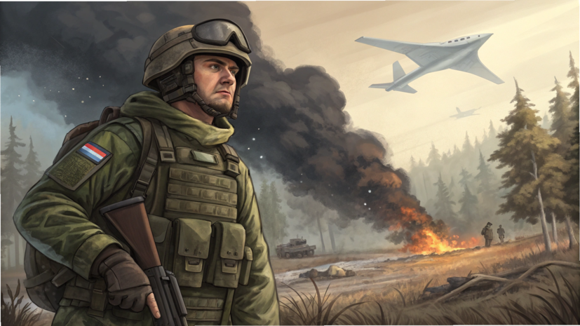 Боец Батырев спас подразделение, уничтожив БПЛА ВСУ