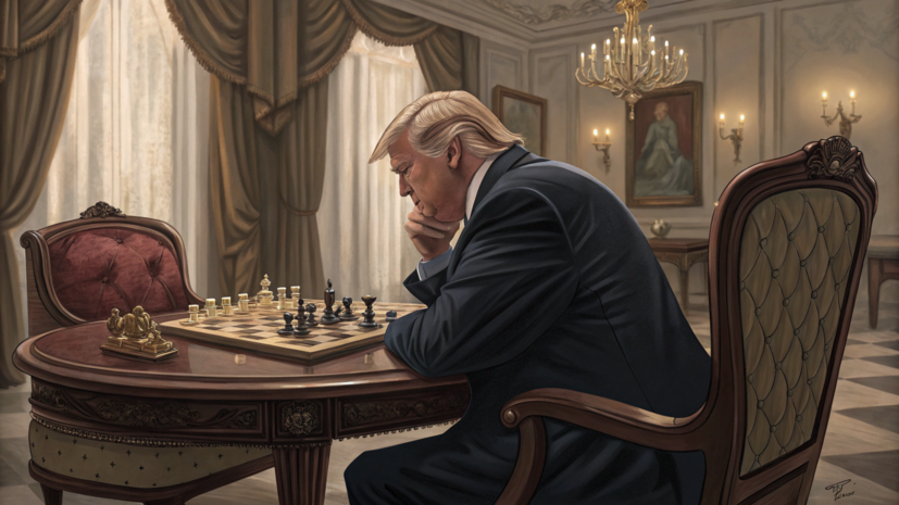 Трамп сравнил с шахматной партией встречу с Путиным на Аляске