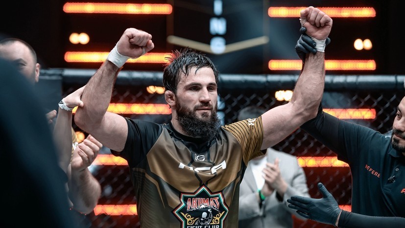 Абсолютная доминация: Гасанов нокаутировал Арышева и в шестой раз защитил титул чемпиона ACA в среднем весе