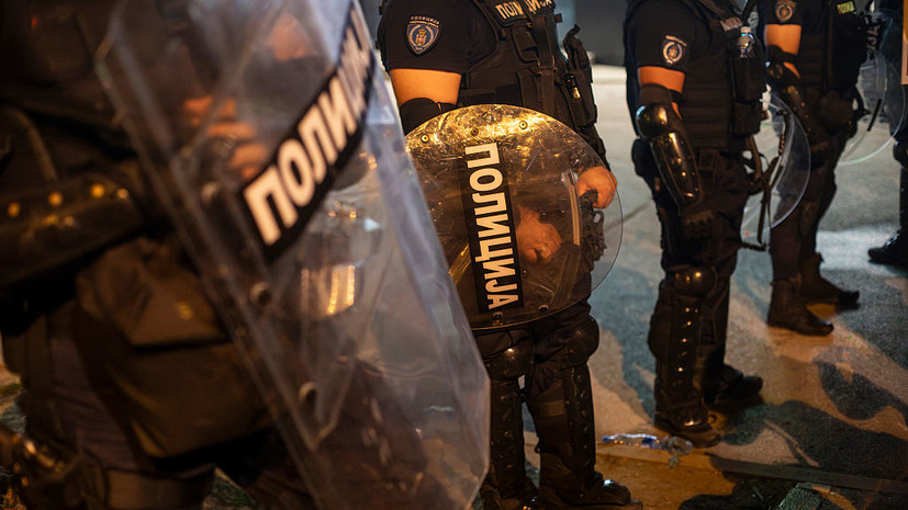 В Сербии в полицию доставили 56 участников беспорядков