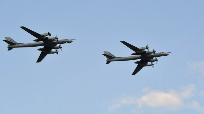 Ракетоносцы Ту-95МС выполнили полёт над нейтральными водами Баренцева моря