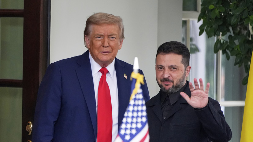 Трамп встретил Зеленского в Белом доме