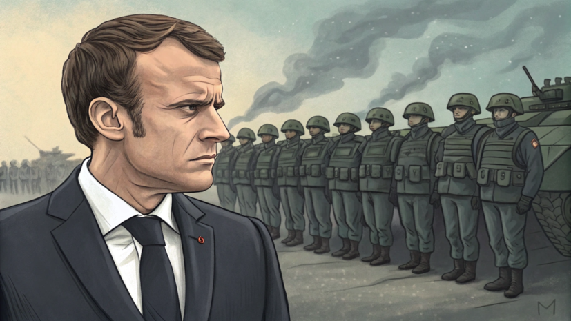 Филиппо: Макрон демонизирует облик России для отправки войск на Украину