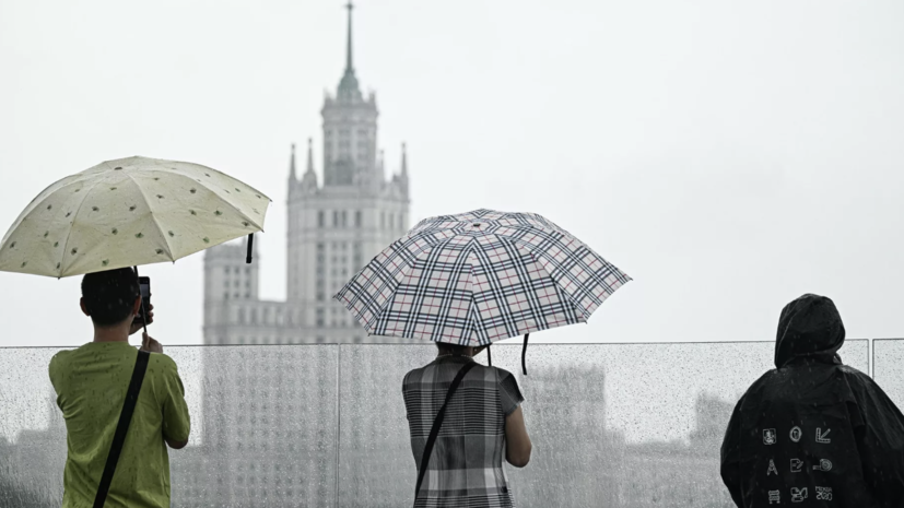 Синоптик Ильин спрогнозировал прохладную дождливую погоду в Москве на неделе