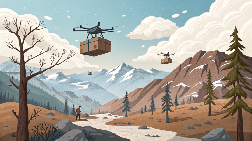 Специалист Камнев: разреженный воздух мешает беспилотникам доставить груз Наговициной