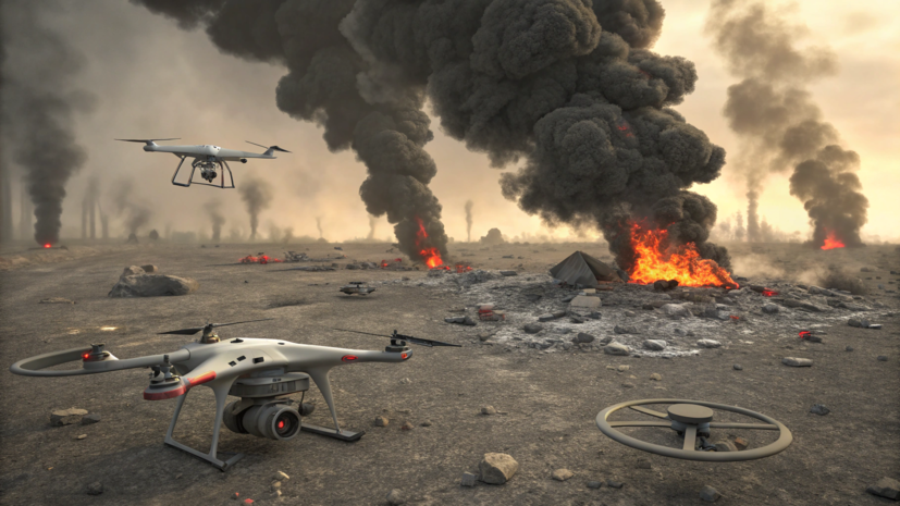 В Ростовской области из-за падения фрагментов БПЛА возникли пожары