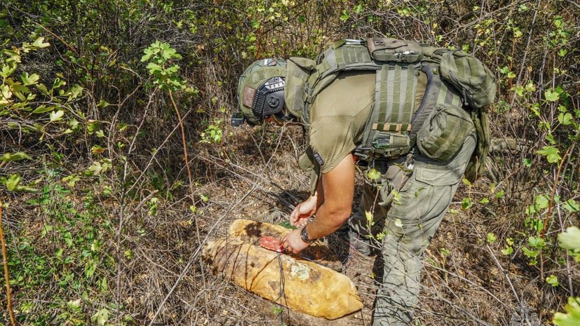 В Волгоградской области МЧС уничтожило две фугасные авиабомбы времён ВОВ