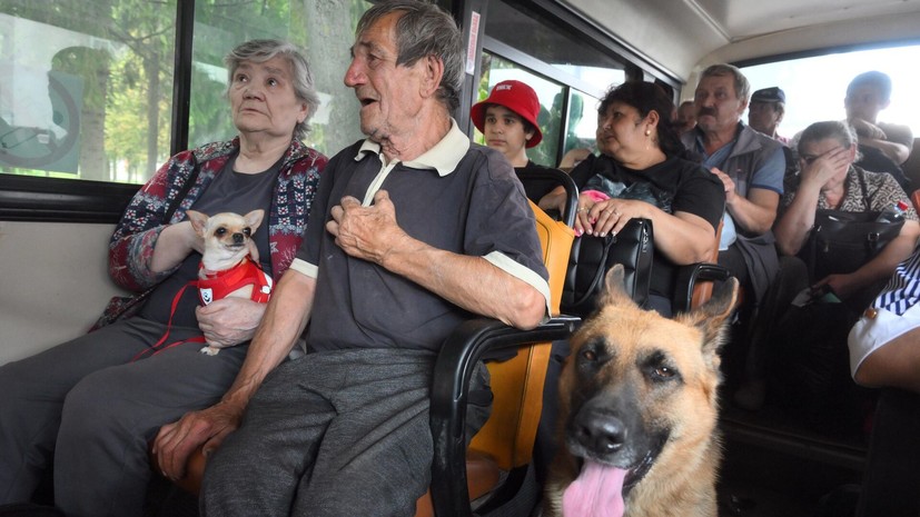 Возвращённые с Украины жители Суджи и Суджанского района прибыли в Курск