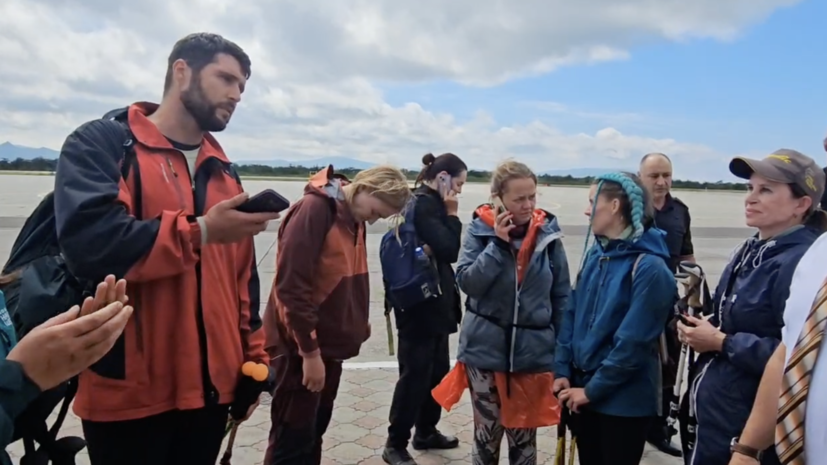 Состояние спасённых на Курилах туристов удовлетворительное