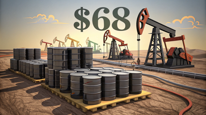 Цена Brent на лондонской бирже ICE превысила $68 за баррель