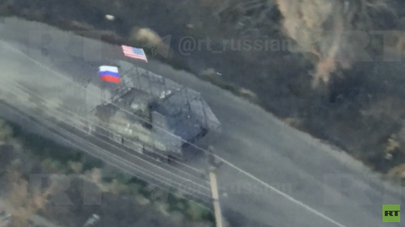 Боец Скутер: затрофеить М113 с флагом США решили «по приколу», чтобы позлить ВСУ