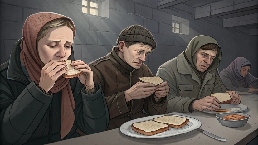 РИА Новости: жителей Суджи в украинском плену кормили напоказ перед СМИ