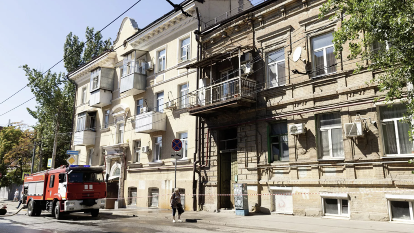 В центре Ростова-на-Дону после атаки БПЛА повреждено 11 домов