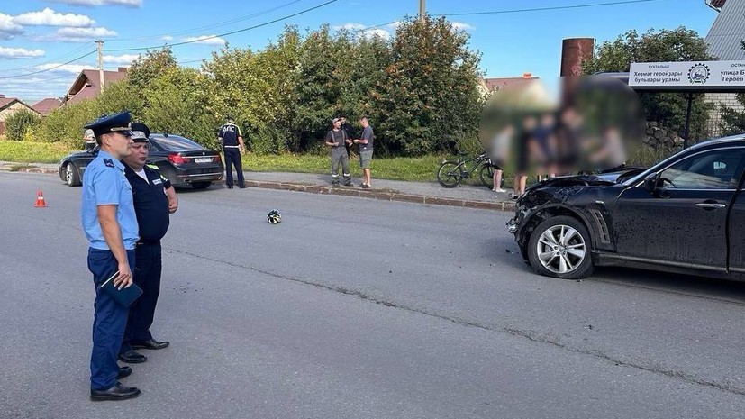 Mash: в Уфе 12-летний питбайкер погиб при столкновении с машиной