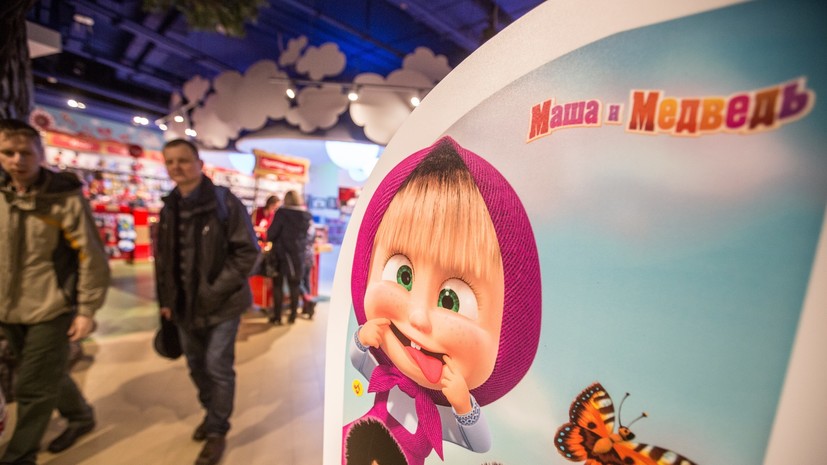 На Украине «Маша и Медведь» стал самым популярным детским YouTube-каналом