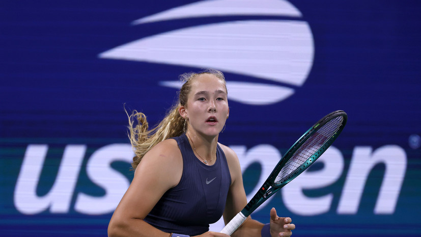 Андреева впервые в карьере вышла в третий круг US Open, Самсонова и Кудерметова завершили своё выступление на турнире