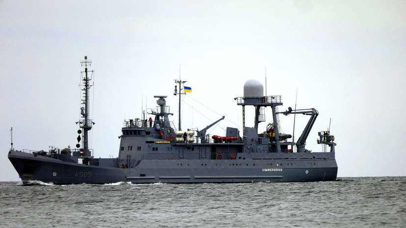 ВС России потопили разведывательный корабль ВМС Украины в устье Дуная