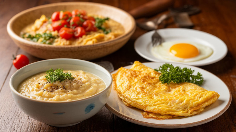 Диетолог Мойсенко назвала кашу и омлет лучшими вариантами для завтрака школьника