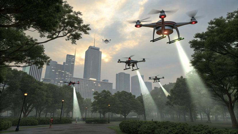 В Краснодаре отражается атака БПЛА