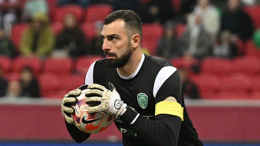 Вратарь «Ахмата» Шелия сделал голевую передачу в матче РПЛ с «Ростовом»