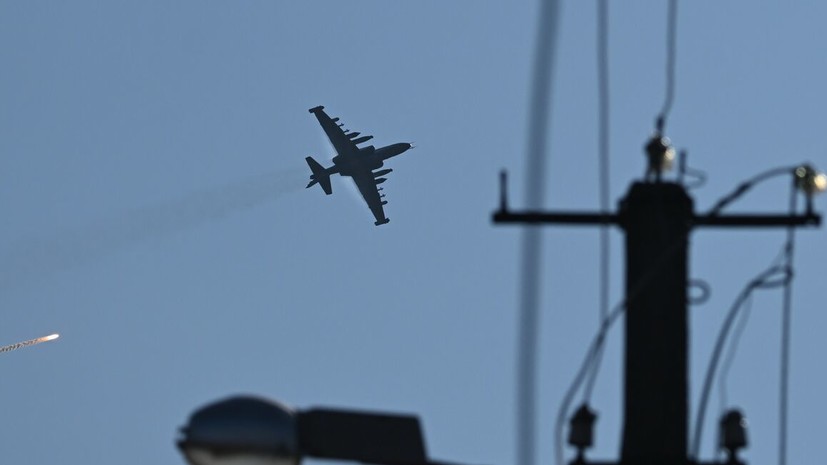 Экипажи Су-25 уничтожили опорный пункт ВСУ в зоне действий группировки «Центр»