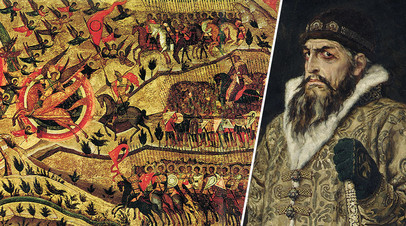 Казанский поход 1552 года / Царь Иван Васильевич Грозный, картина В. М. Васнецова, 1897 год