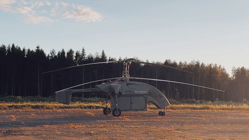 Белорусский беспилотный вертолёт SKY-TRUCK успешно прошёл первые испытания