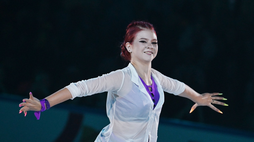 Родившая менее месяца назад Трусова поставила себе программу для шоу