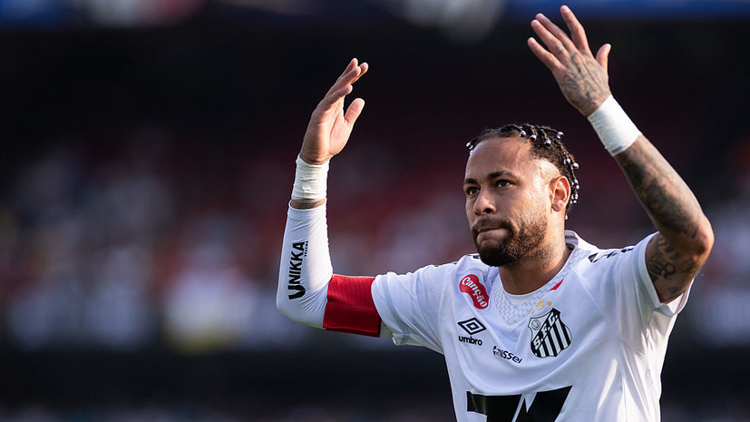 Неймар сделал татуировку с эмблемой «Сантоса»