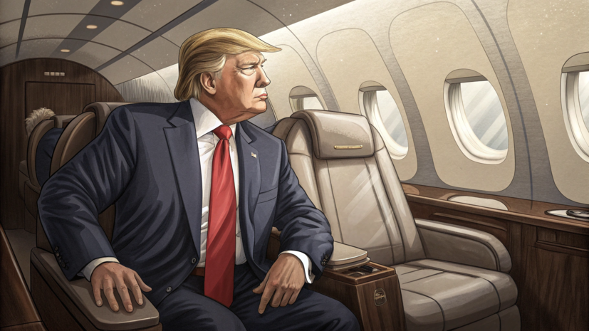 Трамп заявил, что был бы рад, если бы ему блокировали сигнал телефона в самолёте