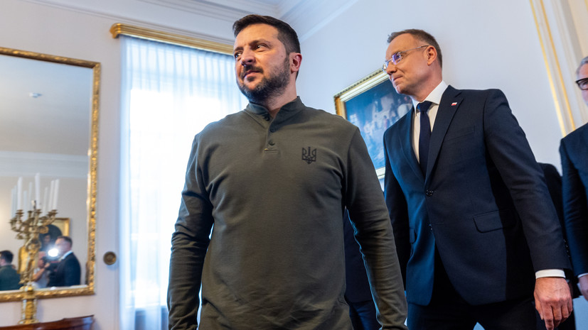 Дуда заявил, что Зеленский пытался втянуть Польшу в войну с Россией