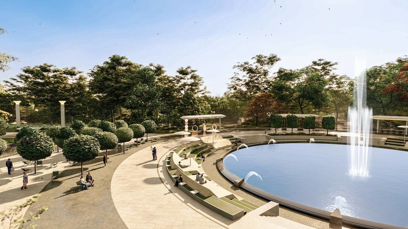 В Москве отремонтировали главный фонтан парка «Сокольники»