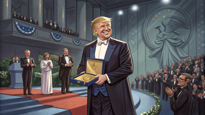 Трамп — о стремлении к Нобелевской премии: просто хочу спасать жизни