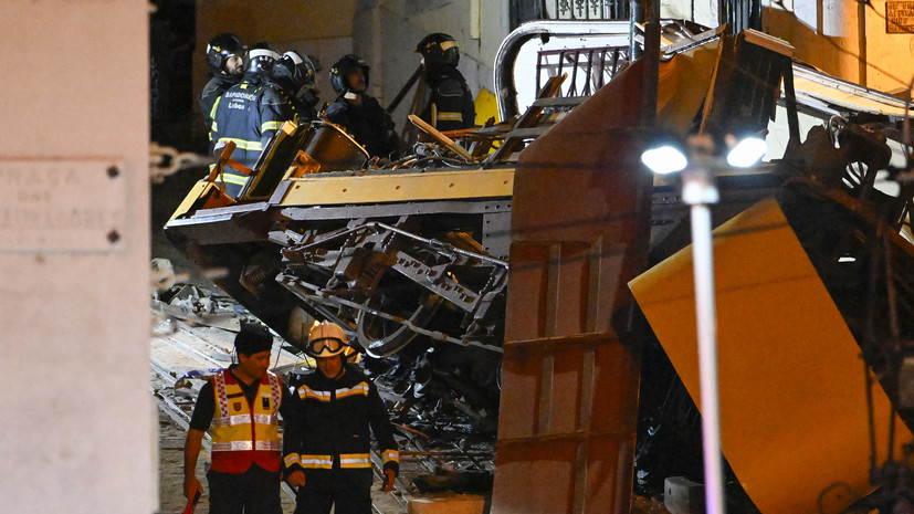 Число пострадавших при крушении фуникулёра в Лиссабоне возросло до 23