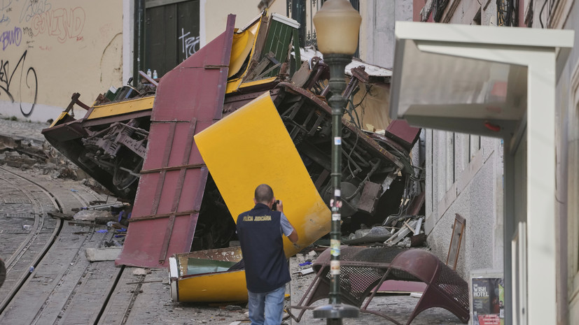 В Португалии объявили траур из-за ЧП с фуникулёром в Лиссабоне