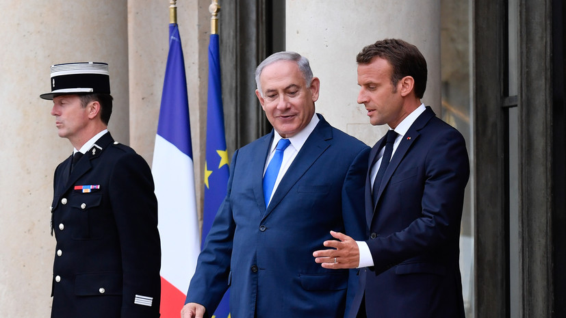 Нетаньяху отказал Макрону во въезде в Израиль