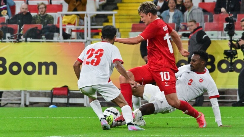 Сборная России не смогла победить команду Иордании в товарищеском матче