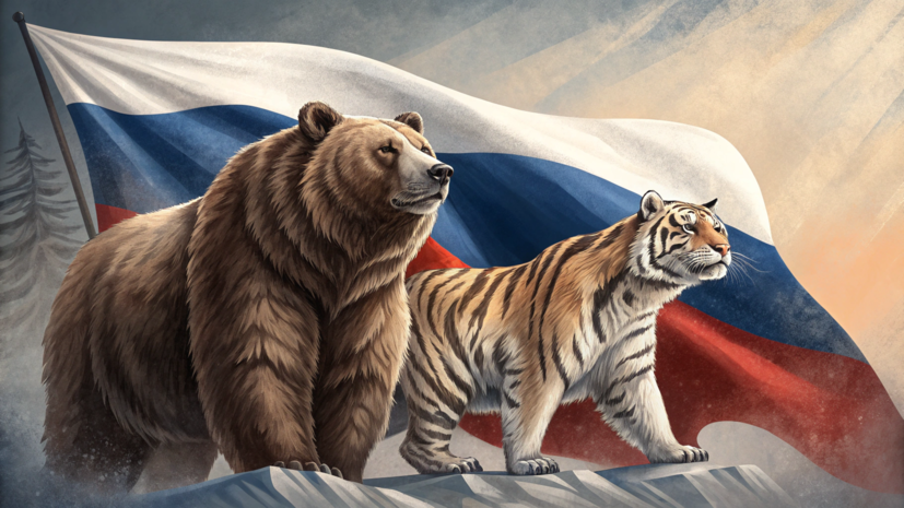 Путин: медведь является символом России, но и крупнейший тигр — тоже российский