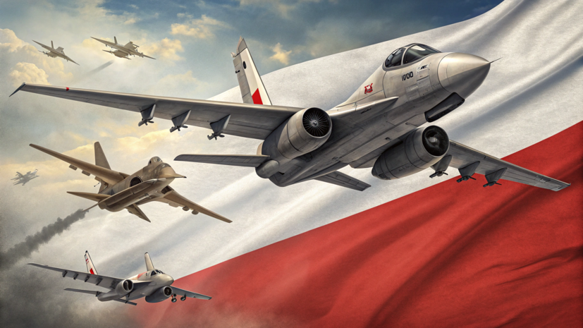 Польша задействовала самолёты на фоне якобы активности России на Украине