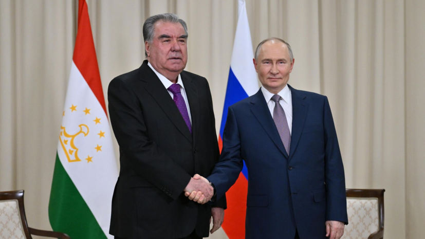 Путин поздравил Рахмона с Днём независимости Таджикистана