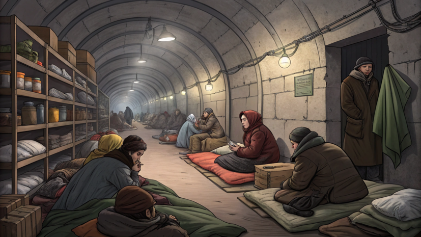 В Петербурге реконструировали блокадное бомбоубежище