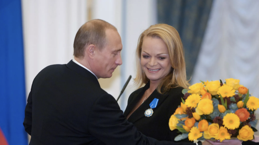Путин поздравил Ларису Долину с юбилеем