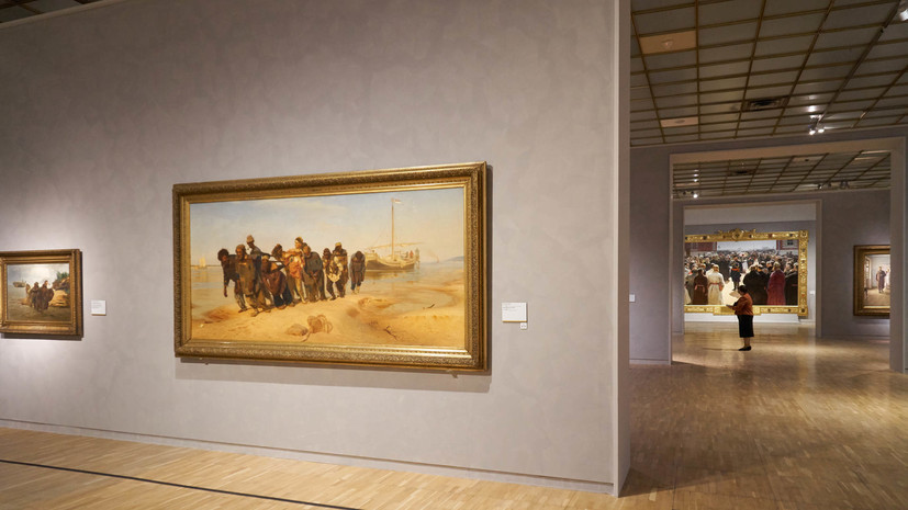 В Самаре покажут картину Ильи Репина «Бурлаки на Волге»